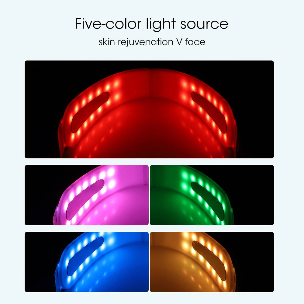 V-Face Red Light Lift – Skin Rejuvenation & Double Chin Massager